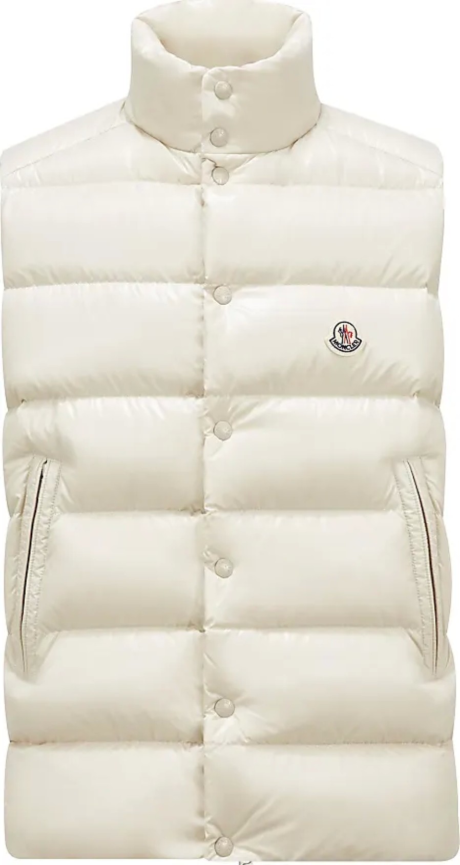 Uomini Moncler Gilet | Gilet In Piumino Tibb Beige Taglia 1