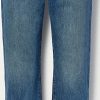 Donne Paige Jeans | Jeans Albi A Gamba Dritta A Vita Alta - Blu - 24,25,26,27,28,29,30,31,32