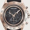 Donne Ferragamo Orologi | Orologio Uomo Ferragamo Urban Chrono Ip Rose Gold/Nero