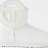 Donne Nato Stivaletti | Ugg X Telfar - Stivaletti In Pelle Con Logo Ritagliato - Donna - Bianco