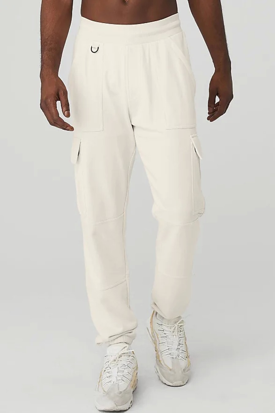 Uomini polo Ralph Lauren Pantaloni | Pantaloni Della Tuta Highline Cargo In Beige Osso, Taglia: 2Xl | Alo Yogaae