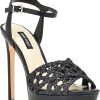 Donne Simone Miller Scarpe Con Plateau | Sandalo Con Plateau Grecia Con Cinturino Alla Caviglia In Nero A Nordstrom, Taglia 8.5