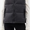 Donne Moncler Gilet | Gilet Trapuntato In Piumino Nuptse Retro 1996 - Donna - Nero