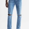 Uomini Reiss Jeans | Jeans Slim Fit Ad Alta Elasticita Lennox Paige Distrutti Odgen