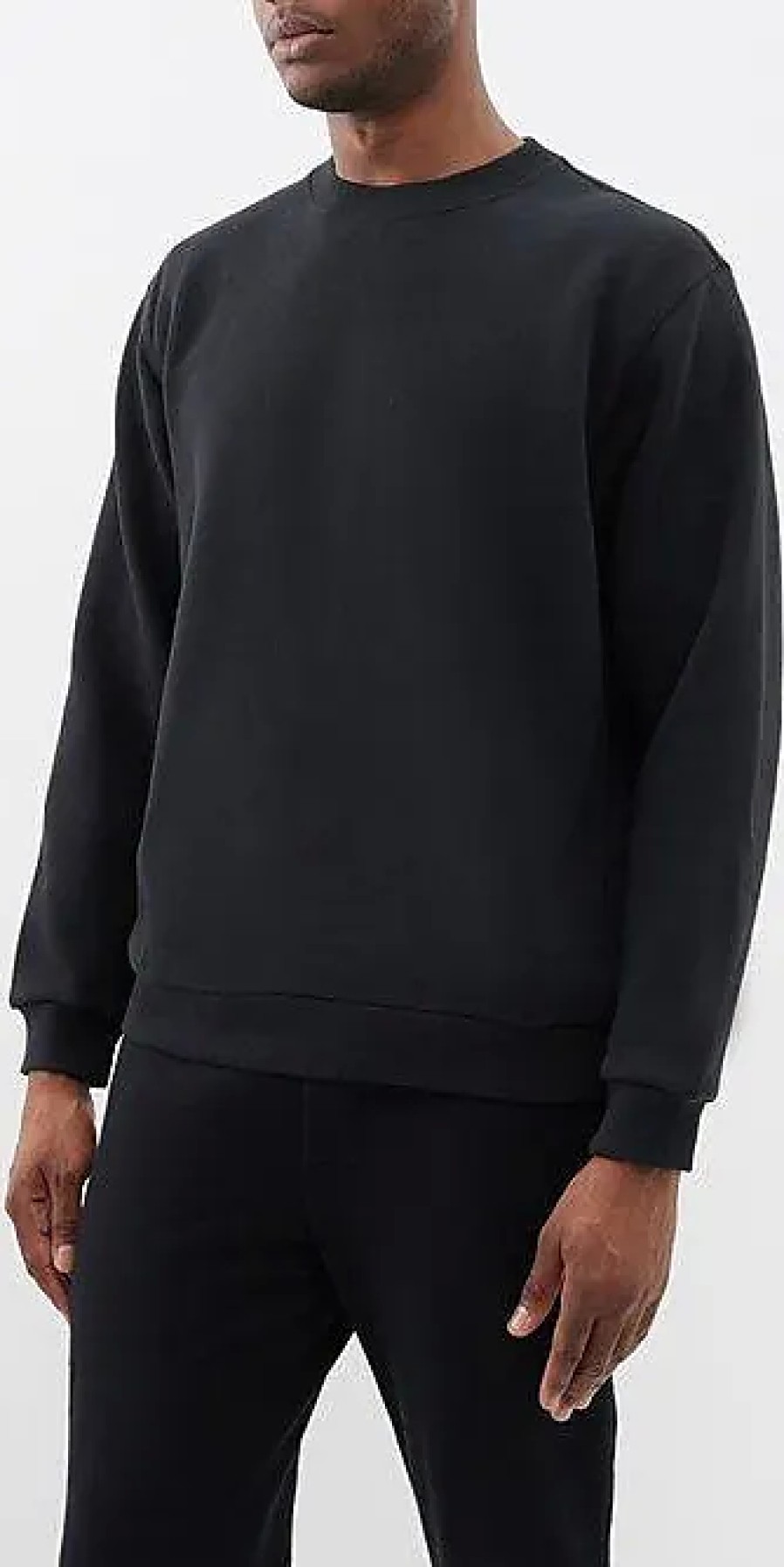 Uomini Prada Maglioni | Lululemon - Felpa In Pile Oversize Steady State - Uomo - Nera