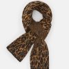 Donne Alanui Sciarpe | Sciarpa Anita In Jacquard Con Stampa Leopardata