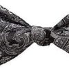 Uomini Reiss Cravatte | Papillon Paisley In Nero A Nordstrom