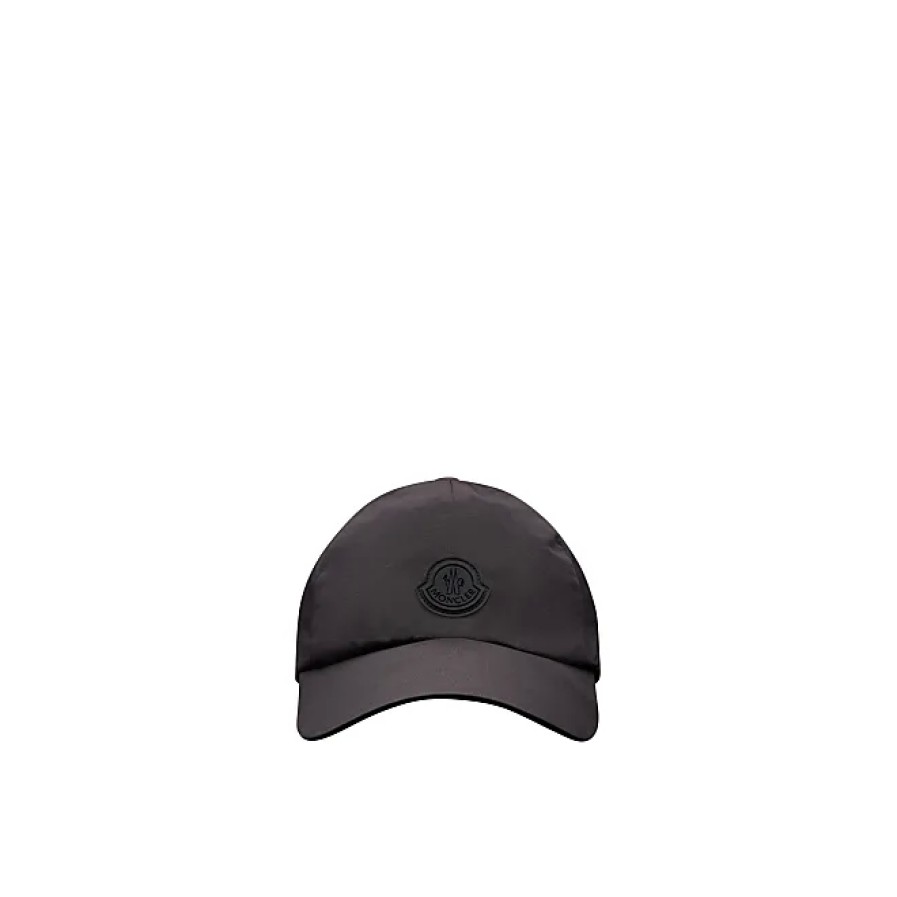 Donne Moncler Tappi | Berretto Da Baseball Con Logo Nero Taglia S