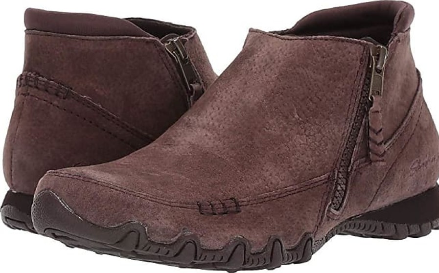 Donne Jeffrey Campbell Stivaletti | Bikers - Scarpe Da Donna Piu Zippie (Cioccolato).