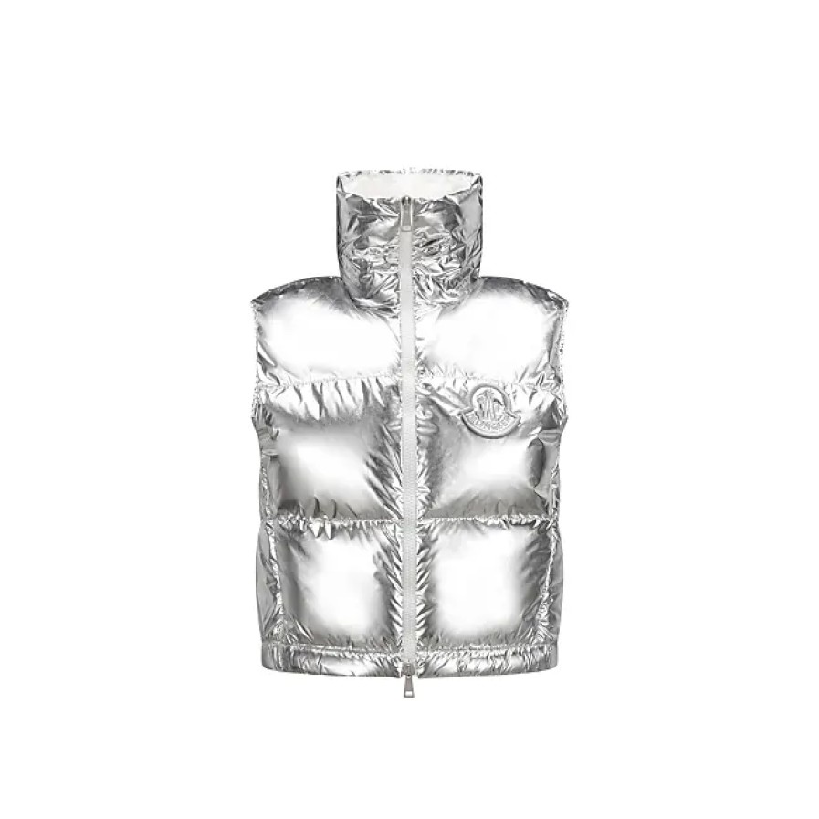 Donne Moncler Gilet | Gilet In Piumino Blavet Grigio Taglia 3