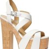 Donne Giuseppe Zanotti Scarpe Con Plateau | Sandalo Con Plateau Suki In Bianco Ottico A Nordstrom, Taglia 10