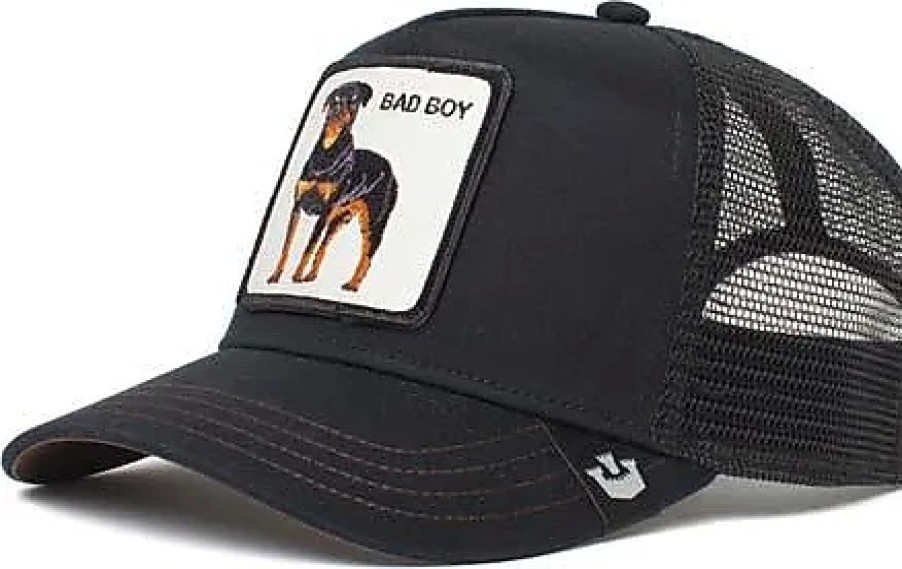 Uomini Travis Matteo Tappi | Il Cappello Da Camionista Con Toppa Baddest Boy In Nero Su Nordstrom