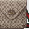 Uomini Gucci Borse | Messenger Media Neo Vintage Gg, Beige, Tela Gg