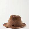 Donne Reiss Cappelli | Fedora In Feltro Di Lana - Marrone - S,M,L