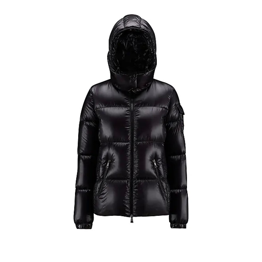 Donne Moncler Giacche | Piumino Corto Fourmine Nero Taglia 0