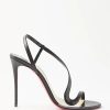 Donne Balenciaga Scarpe Estive | Sandali In Pelle Rosalie 100 - Donna - Neri