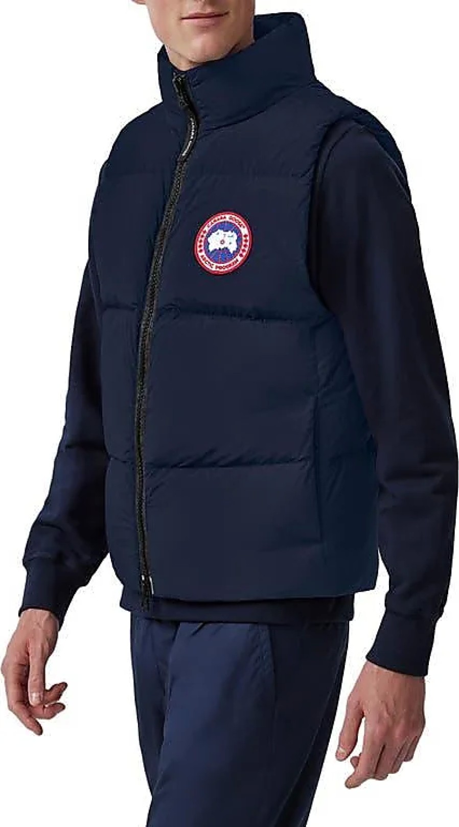 Uomini Moncler Gilet | Gilet Imbottito Lawrence Water Repellent 750 Fill Power Down In Atlantic Navy A Nordstrom, Taglia X-Large