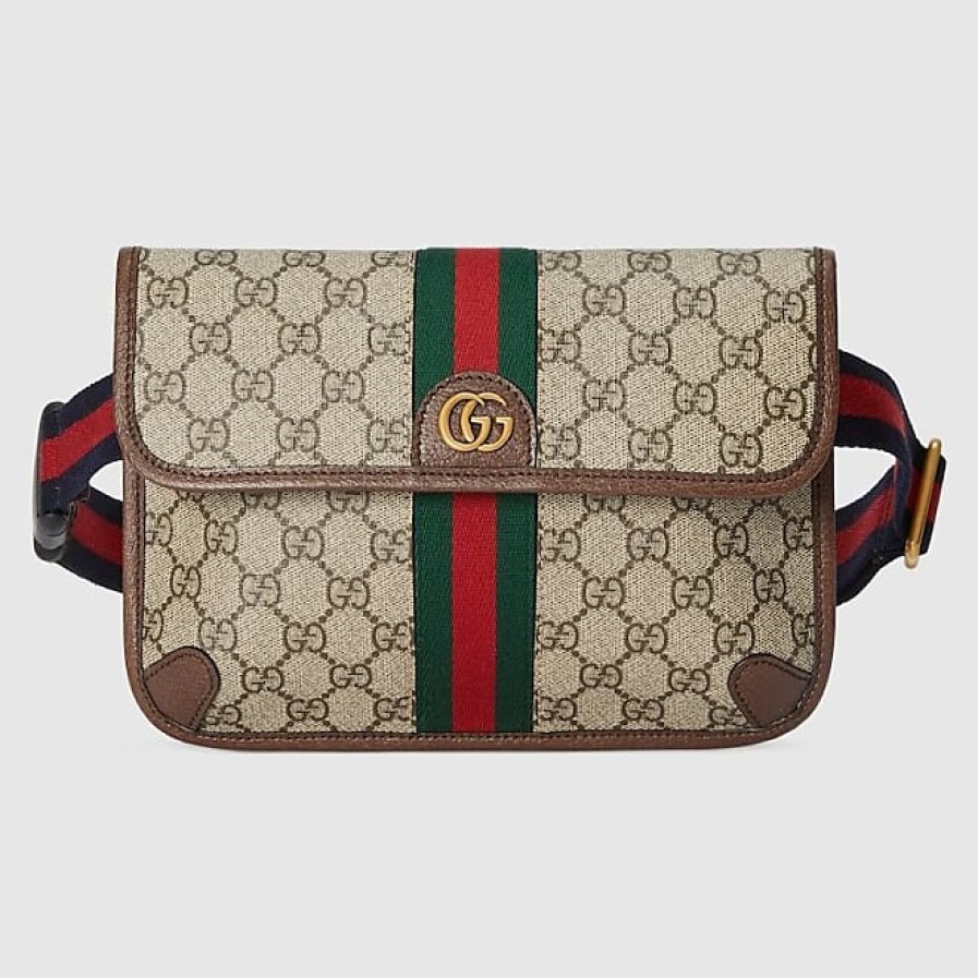 Donne Gucci Borse | Marsupio Ophidia Gg Piccolo, Taglia Gucci 90, Beige, Tela Gg