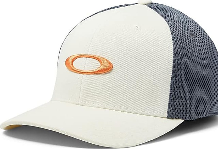 Uomini Ferragamo Tappi | Cappellini Con Cappello A Rete Ellittica (Bianco Artico).