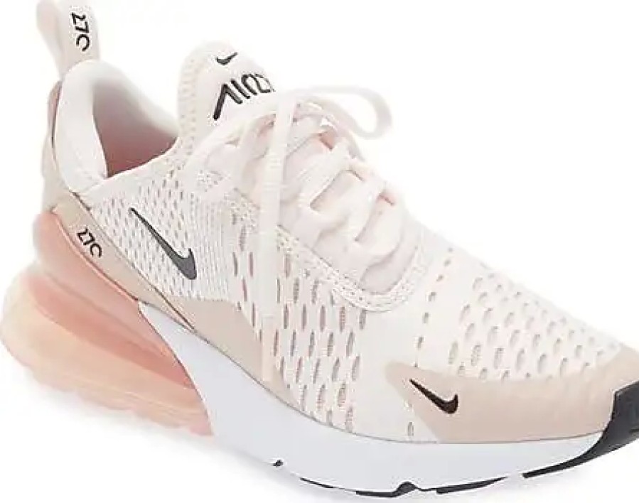 Donne Nike Scarpe Da Ginnastica | Sneaker Air Max 270 In Morbido Rosa/Nero/Rosa A Nordstrom, Taglia 11.5