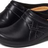 Donne Camminata leggera Muli | Angie Mist (Pelle Nera) Scarpe Da Zoccolo/Mulo Da Donna