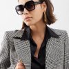 Donne Gucci Occhiali Da Sole | Occhiali Da Sole Quadrati Oversize In Acetato Kaya - Donna - Neri