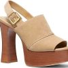 Donne Linea Paolo Scarpe Con Plateau | Sandalo Con Plateau Rye Slingback In Cammello A Nordstrom, Taglia 9