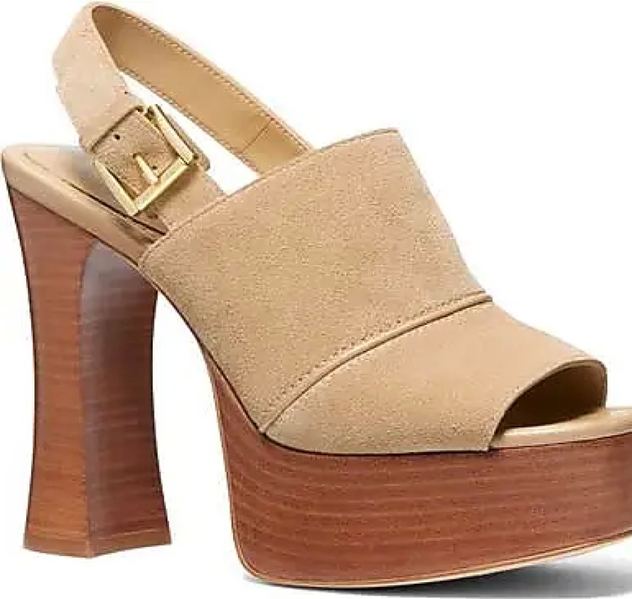 Donne Linea Paolo Scarpe Con Plateau | Sandalo Con Plateau Rye Slingback In Cammello A Nordstrom, Taglia 9