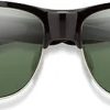 Uomini Ray-Ban Occhiali Da Sole | Occhiali Da Sole Quadrati Polarizzati Chromapop Split Lowdown Da 56 Mm In Nero / Grigio Verde Su Nordstrom