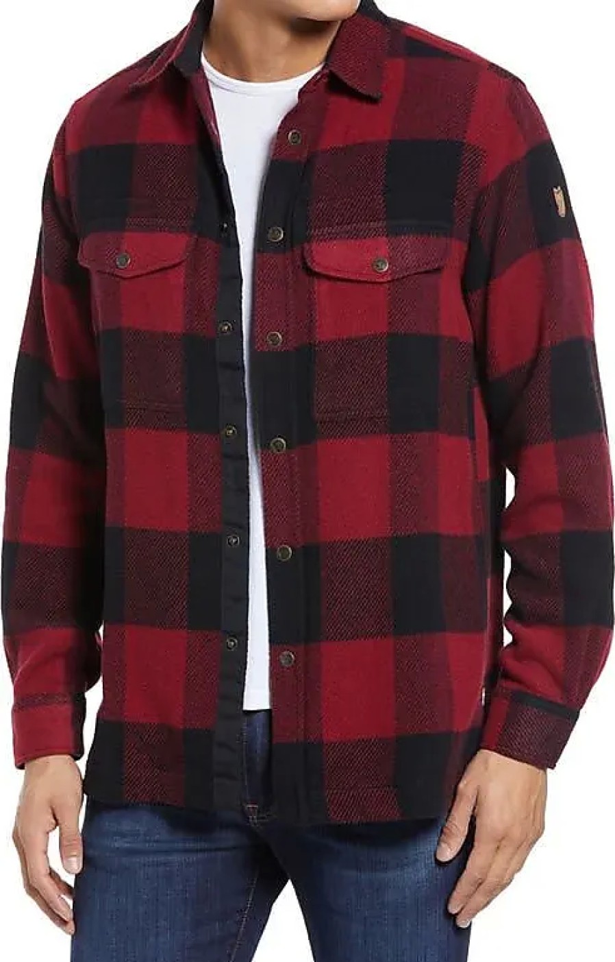 Uomini polo Ralph Lauren Camicie | Camicia Canadese Buffalo Con Bottoni Automatici Sul Davanti In Rosso A Nordstrom, Taglia X-Large