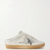 Donne Linea Paolo Muli | Sneakers Slip-On Superstar Sabot In Pelle Invecchiata - Bianco - It35,It36,It37,It38,It39,It40,It41,It42