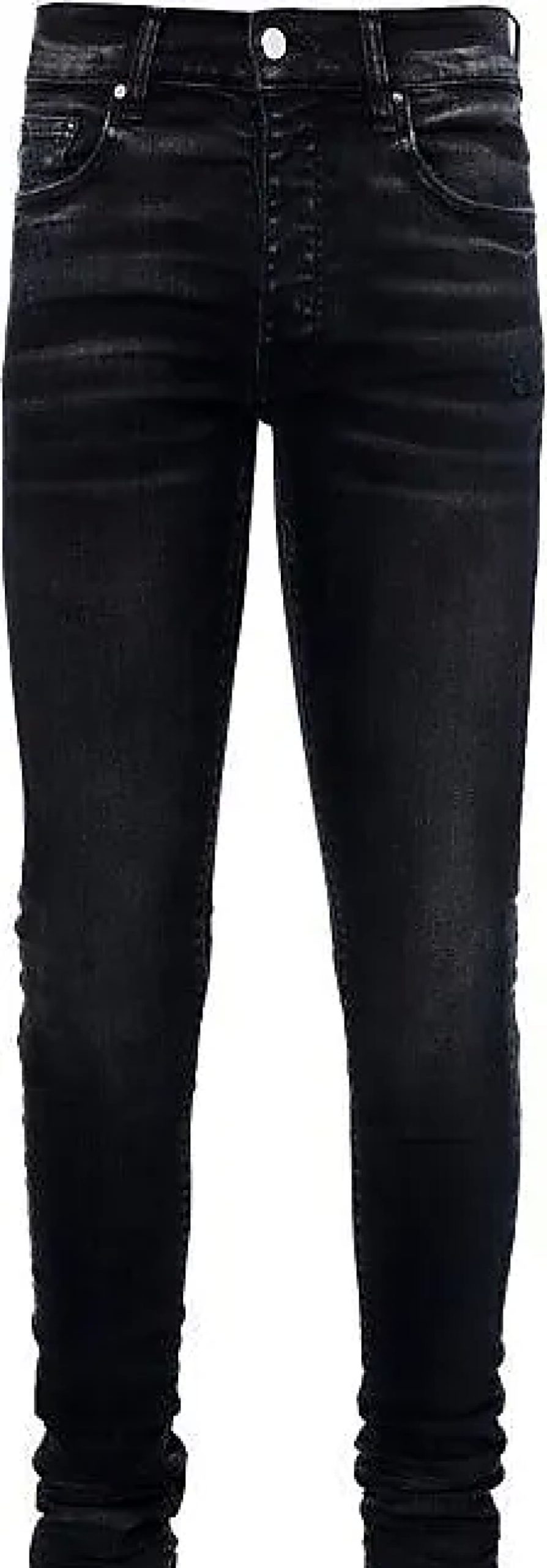 Uomini Oca d'Oro Jeans | Jeans Stack A Gamba Skinny - Uomo - Nero