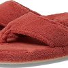 Donne becco Infradito | Nuove Pantofole Da Donna Spa Thong (Rosso Tramonto).