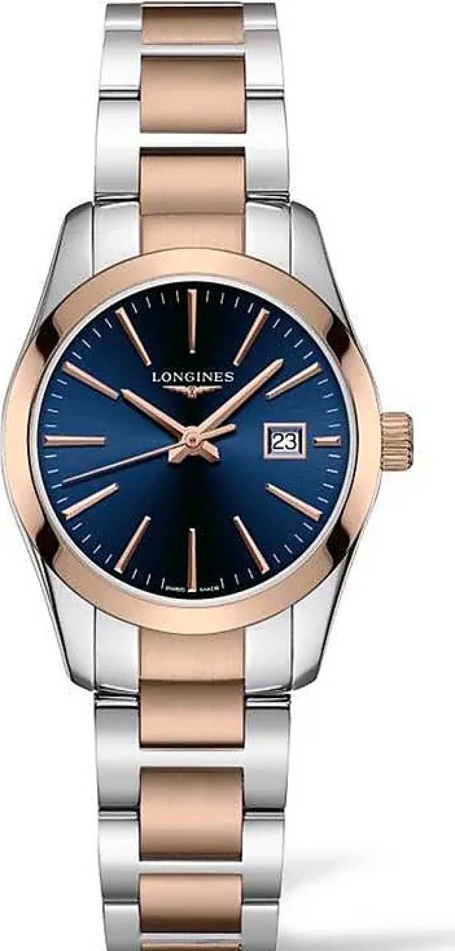 Donne Ferragamo Orologi | Orologio Da Polso Classico Conquest, 29 Mm, In Argento/Blu, A Nordstrom