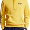 Uomini polo Ralph Lauren Maglioni | Felpa Con Cappuccio Sportiva In Pile Misto Cotone In Giallo Canarino Su Nordstrom, Taglia Xl