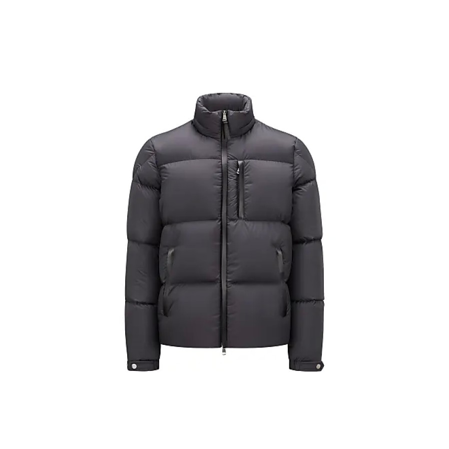 Uomini Moncler Giacche | Piumino Corto Besbre Nero Taglia 0