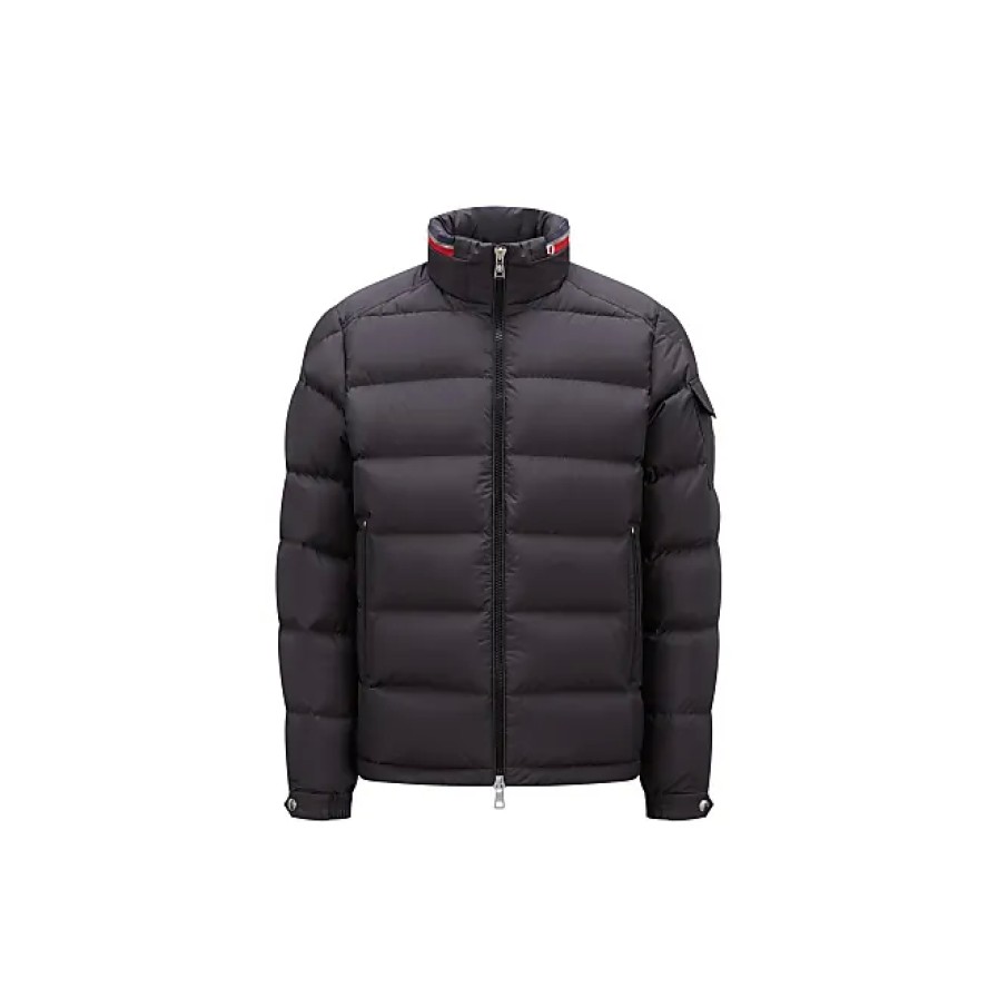 Uomini Moncler Giacche | Piumino Corto Bourne Nero Taglia 2