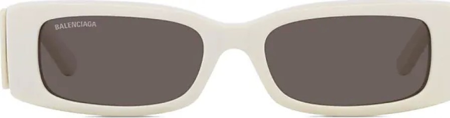 Donne Fendi Occhiali Da Sole | Occhiali Da Sole Colorati Con Montatura Rettangolare - Donna - Acetato - 56 - Bianco