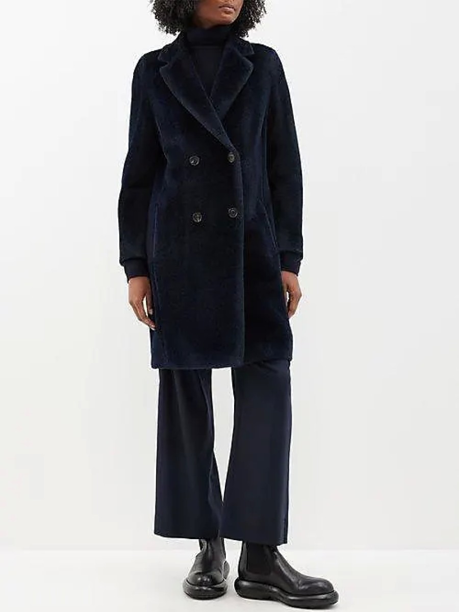 Donne Boden Cappotti | Cappotto S Max Mara Roseto - Donna - Blu