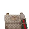 Uomini Gucci Borse | Borsa A Tracolla Piccola Neo Vintage - Uomo - Cotone/Tela/Pelle/Ottone/Nylon - Taglia Unica - Neutri