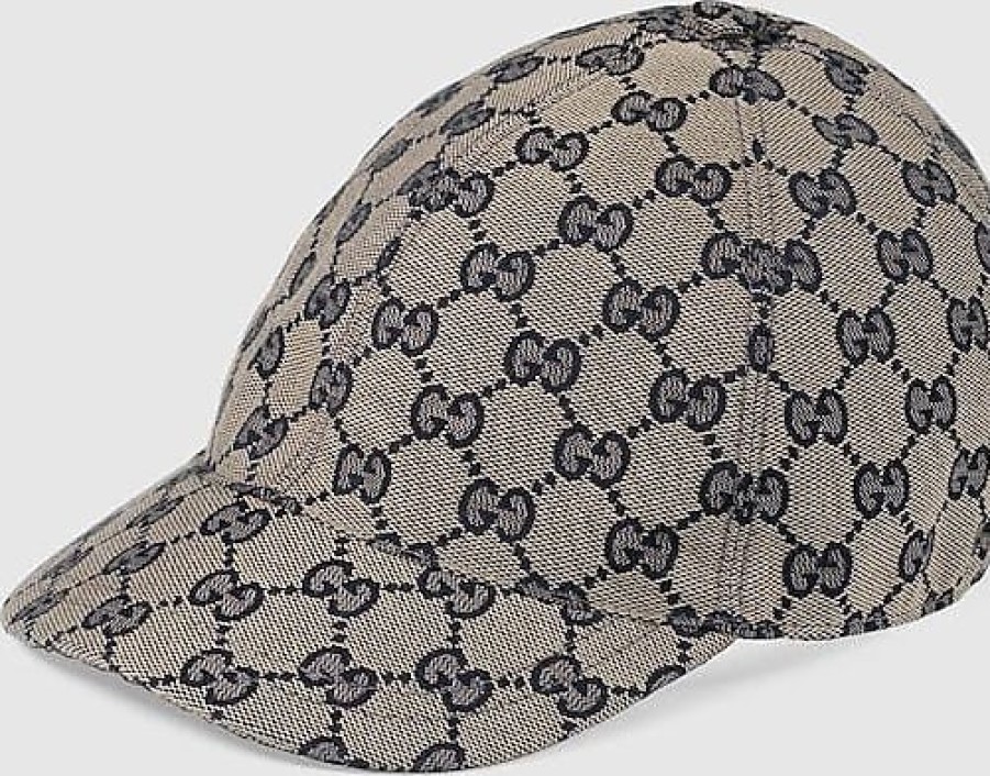 Donne Moncler Tappi | Bambini - Cappello Da Baseball In Tela Originale Gg, Taglia L, Blu