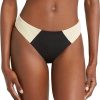 Donne La Bianca Costumi Da Bagno | Slip Bikini Emma Colorblock In Nero Su Nordstrom, Taglia X-Large