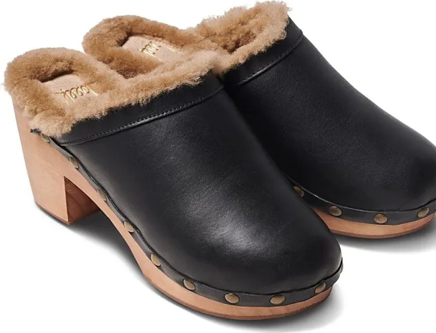 Donne Tory Burch Muli | Shearling Signora Picchio - Nero