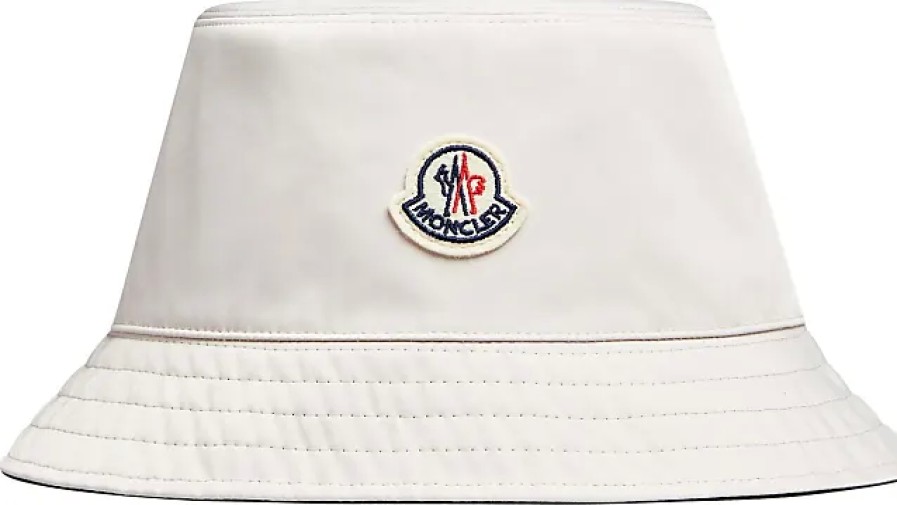 Donne Moncler Cappelli | Cappello Da Pescatore Reversibile Beige Taglia S