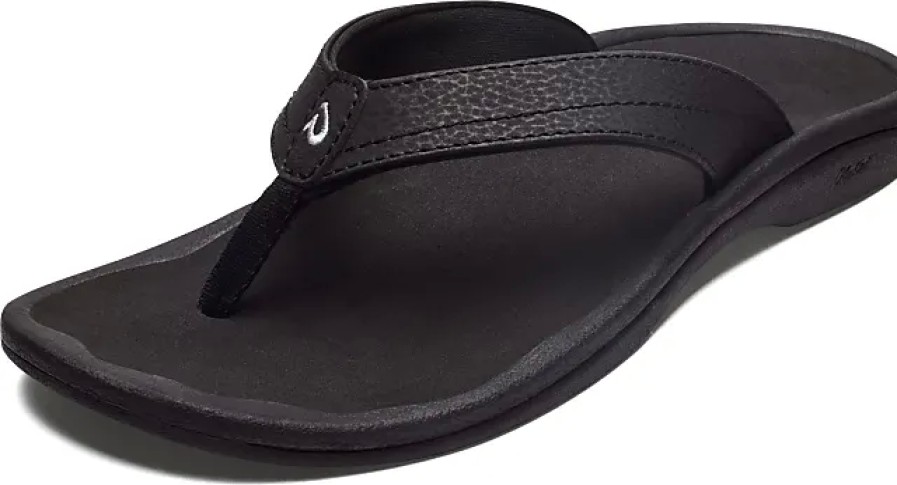 Donne becco Infradito | Olukai Donna Ohana W, Nero/Nero, 7 B (M)