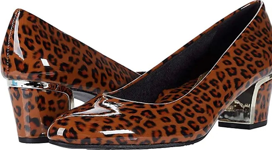 Donne Prada Scarpe Di Pelle | Scarpe Da Donna Con Tacco Da 1-2 Pollici Deanna (Leopardo).