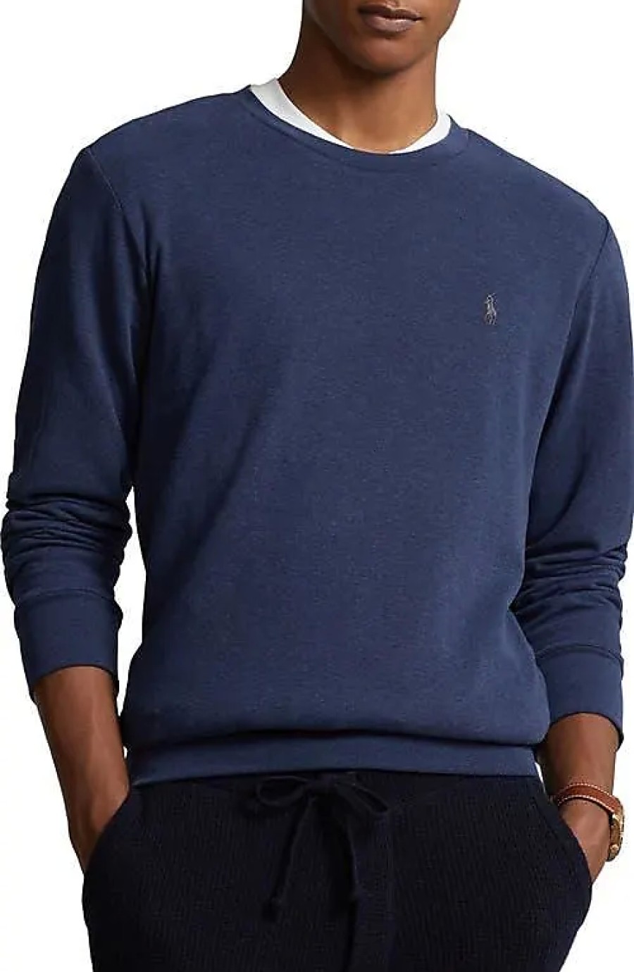 Uomini CAPO Maglioni | Felpa Girocollo In Maglia In Primavera Navy Heather/C9949 Su Nordstrom, Taglia Xx-Large